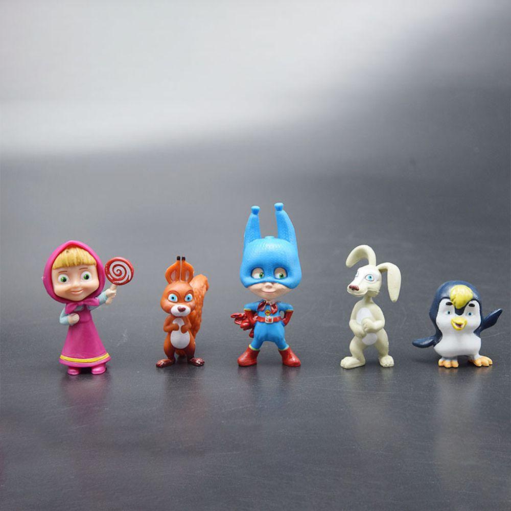 Mô Hình Nhân Vật Hoạt Hình Masha and The Bear Bằng PVC