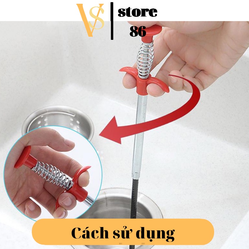 Cây Gắp Rác Thông Cống Siêu Tiện Lợi 90cm