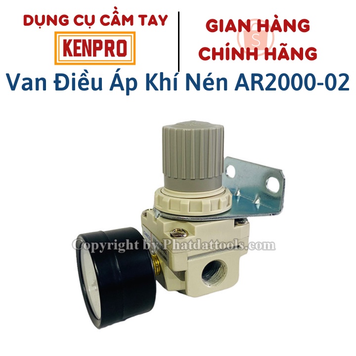 Van Điều Áp Khí Nén AR2000-02-Chất Liệu Hợp Kim Nhôm