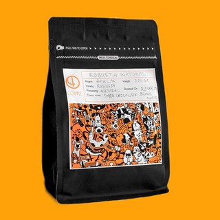 Cà phê Robusta natural 200gr _thơm _đậm đà_nguyên chất