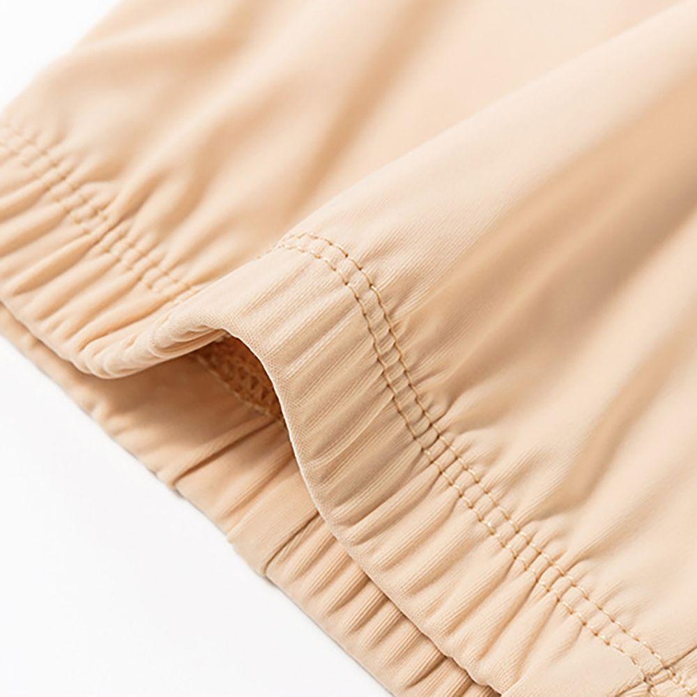 Quần Short An Toàn Bằng Lụa Cotton Phối Ren Lưng Cao Co Giãn Không Đường May Chống Chói Thời Trang Hàn Quốc Cho Nữ