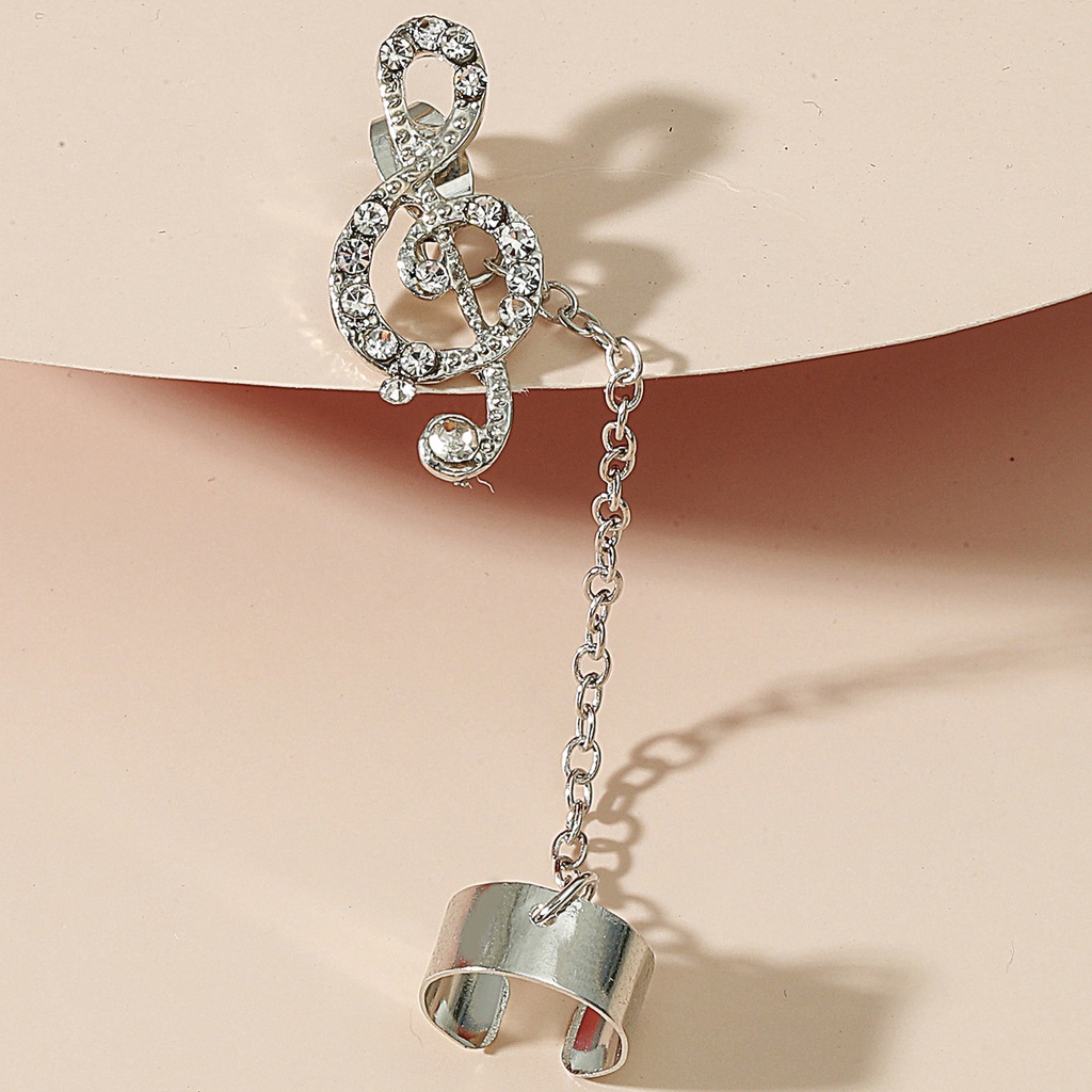 Hoa Tai Dáng Dài Hình Nốt Nhạc Xinh Xắn Cho Nữ