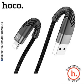 [Chống gẫy gập]Cáp sạc nhanh dây dù lightning Hoco ud02 3a cho điện thoại iphone ipad 1m 2m[phụ kiện hoco]