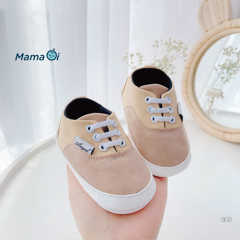 G10 Giày bata cho bé giày tập đi angel đế nhựa vải mềm form vừa ôm chân thoải mái cho bé của Mama ơi - Thời trang cho bé