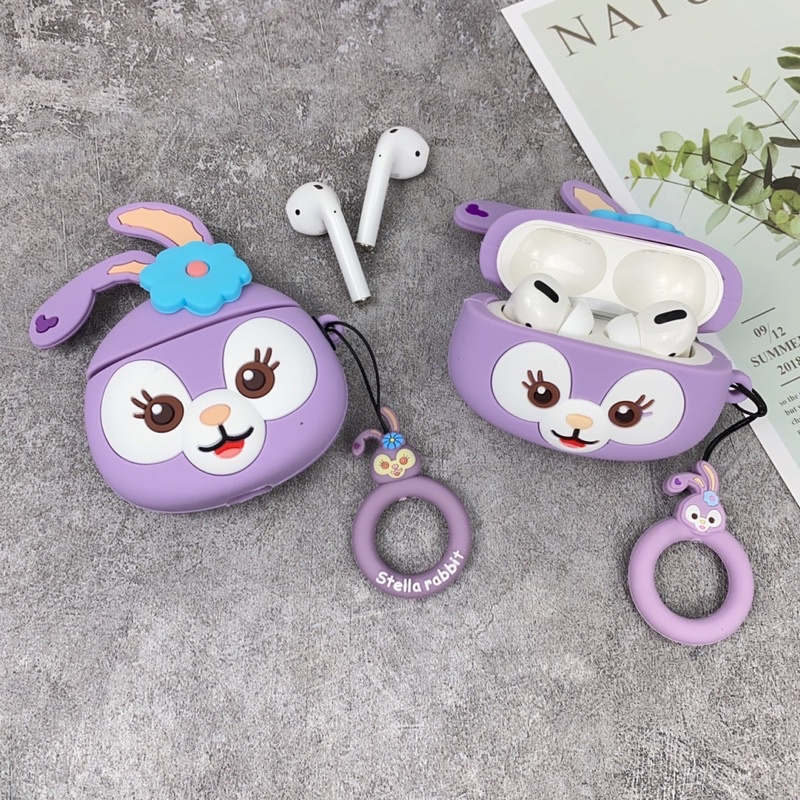 Vỏ bao Airpods 1/ 2/ Pro chất liệu Silicon chống va đập mạnh khi rơi hình dễ thương đáng yêu - CITYCASE