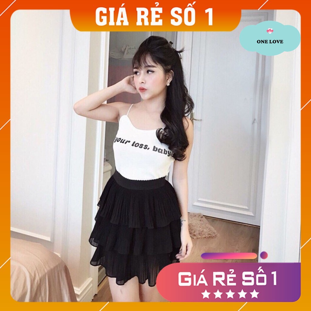Chân Váy Xếp Ly 3 Tầng Bồng Bềnh Quyến Rũ Đẹp Mọi Nơi | BigBuy360 - bigbuy360.vn