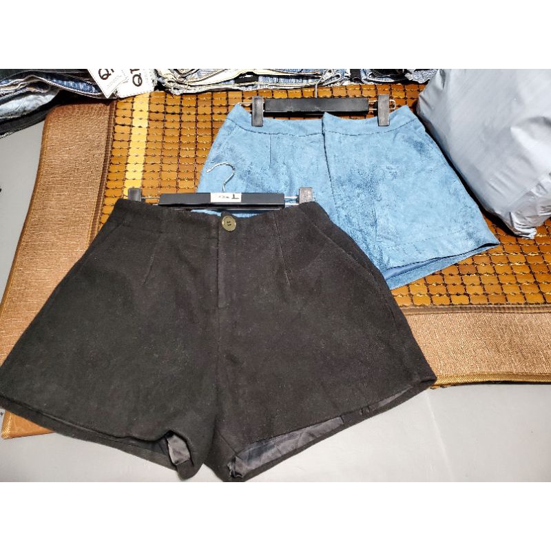 Quần sooc dạ, nhưng size L