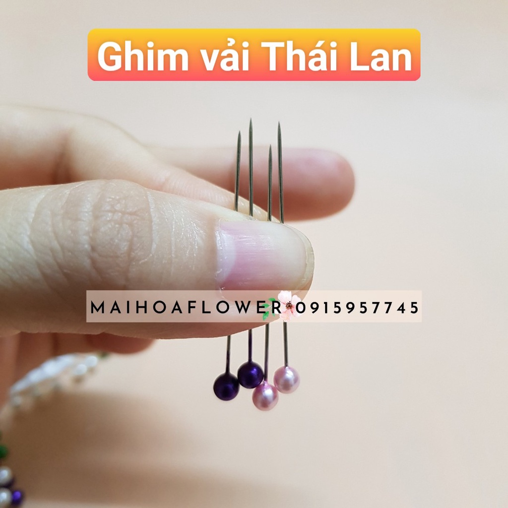 Ghim cố định vải may mặc, ghim nút, ghim mũ