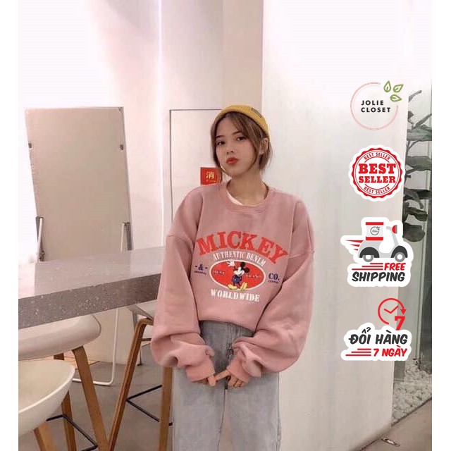 Áo hoodie unisex nam nữ in hình dễ thương