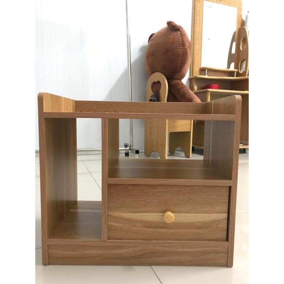 Tủ Để Đầu Giường - Tab Đầu Giường🆓Miễn Phí Ship🆓Gỗ MDF Cao Cấp Màu Gỗ Decor