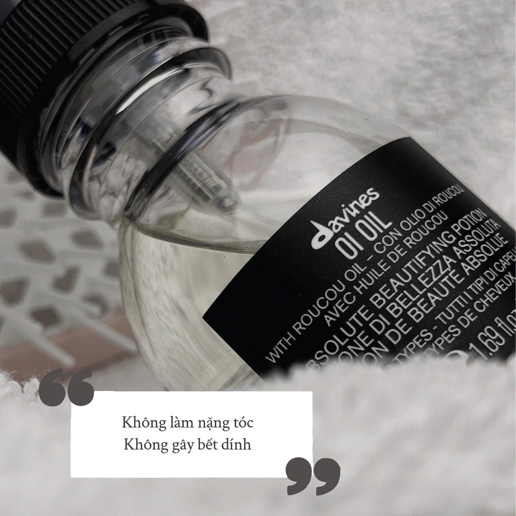 Tinh Dầu Dưỡng Tóc Hoàn Mỹ Davines Oi/Oil 135ML - Hàng Chính Hãng