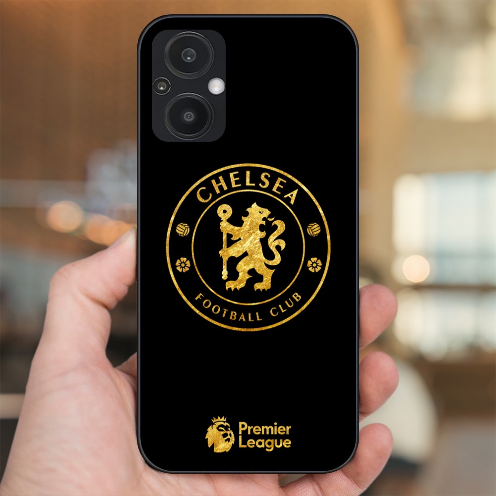 Ốp lưng Oppo Reno 7Z 5G viền đen in hình Chelsea FC