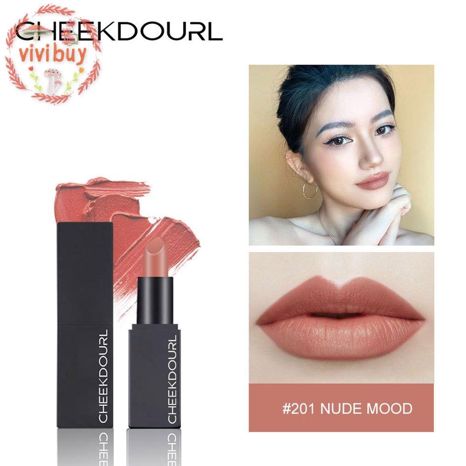 [Hàng mới về] Son môi trang điểm màu nude nhung lì ống vuông | BigBuy360 - bigbuy360.vn