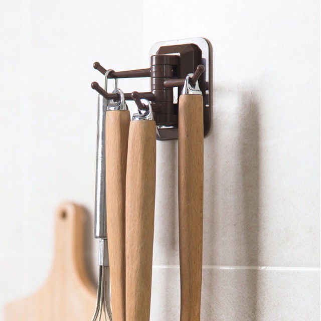 Móc dán tường 4 móc.