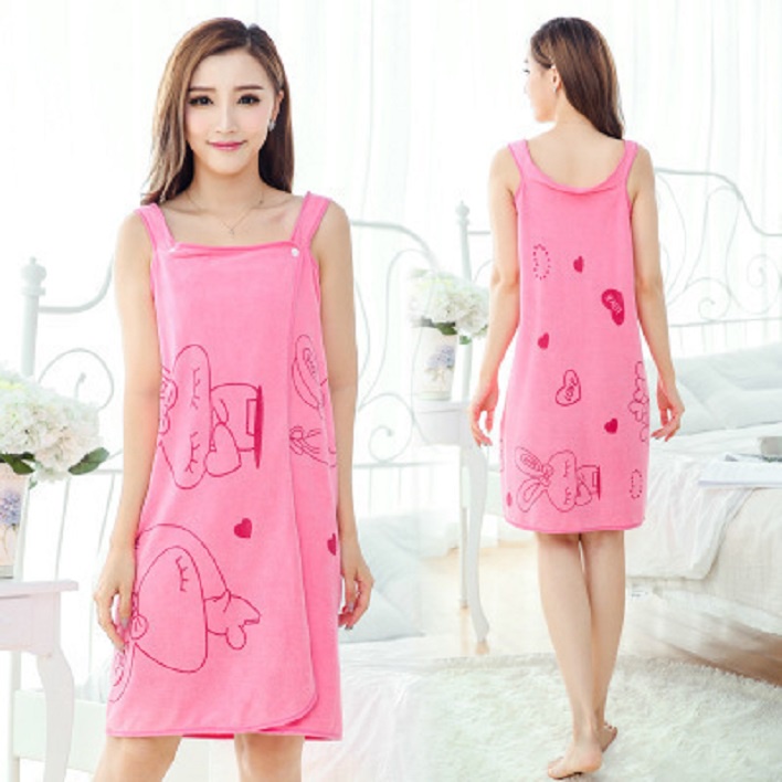 Khăn tắm kiêm áo choàng 2 dây - BX2334