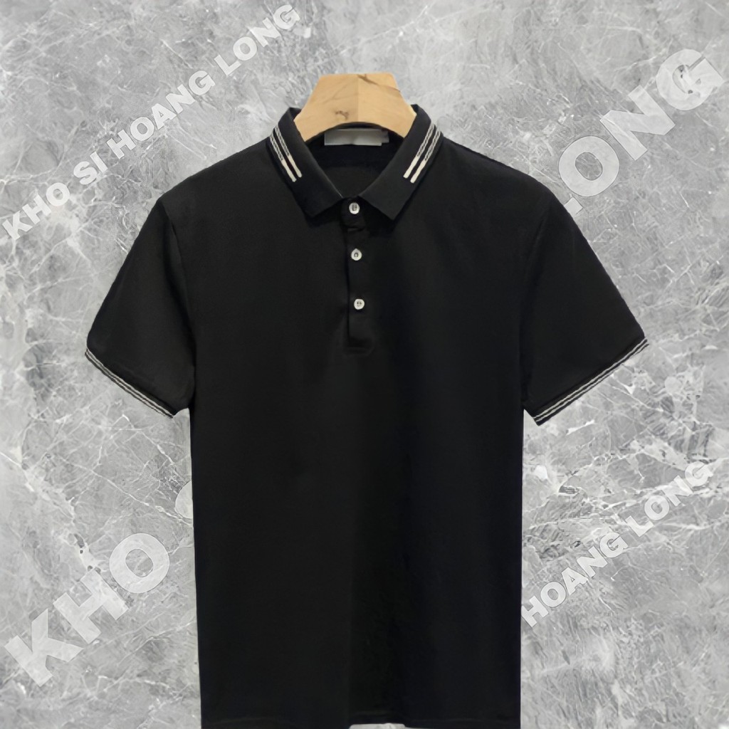 Áo Thun Áo Polo Nam Cổ Bẻ Bo Ống Tay Họa Tiết Kẻ Vạch Chất Liệu Polo Cá Sấu Co Dãn 4C Cao Cấp [ HÀNG LOẠI 1 ] AC119 | BigBuy360 - bigbuy360.vn