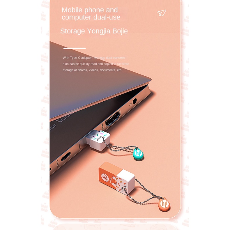 Hp usb Lưu Trữ Bút mini 4GB 8GB 16GB 32GB 64GB 128GB Thiết Kế Hoạt Hình Dễ Thương Sáng Tạo