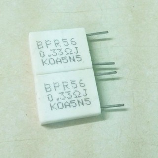Điện trở sứ 5w0.33 ohm 2 cái