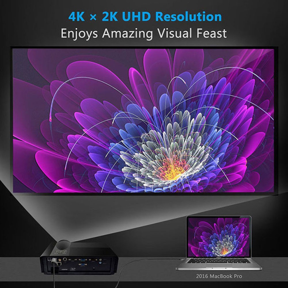 Dây cáp USB 3.1 loại C Hdmi Hdtv Kabel 2M 4K * 2K Cable For  Samsung S9 S8 S10 Note 8/9 Huawei Mate10 P20 Macbook