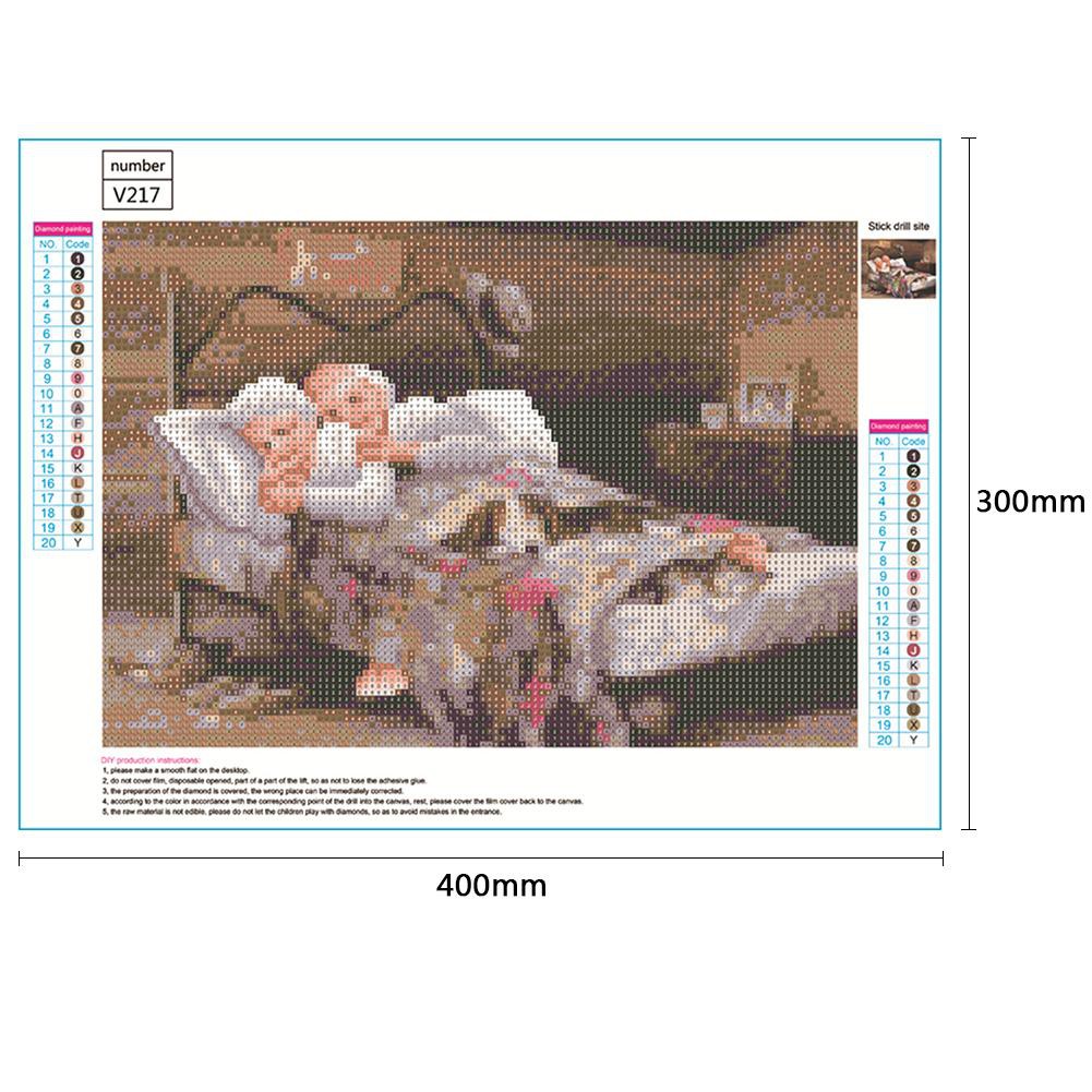 Bộ Tranh Đính Đá 5d Tự Làm Hình Đôi Tình Nhân Độc Đáo
