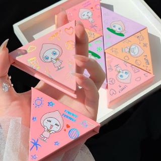 [Hàng mới về] Phấn má hồng màu hồng cam hình dạng miếng phô mai MAFFICK