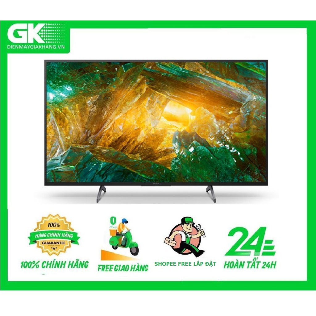 { GIÁ SỈ ) 55X8000H - MIỄN PHÍ CÔNG LẮP ĐẶT - Android Tivi Sony 4K 55 inch KD-55X8000H Mới 2020