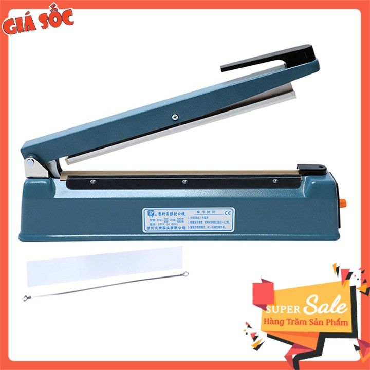 Máy hàn miệng túi nilong dập tay PFS 300 Vỏ thép siêu bền