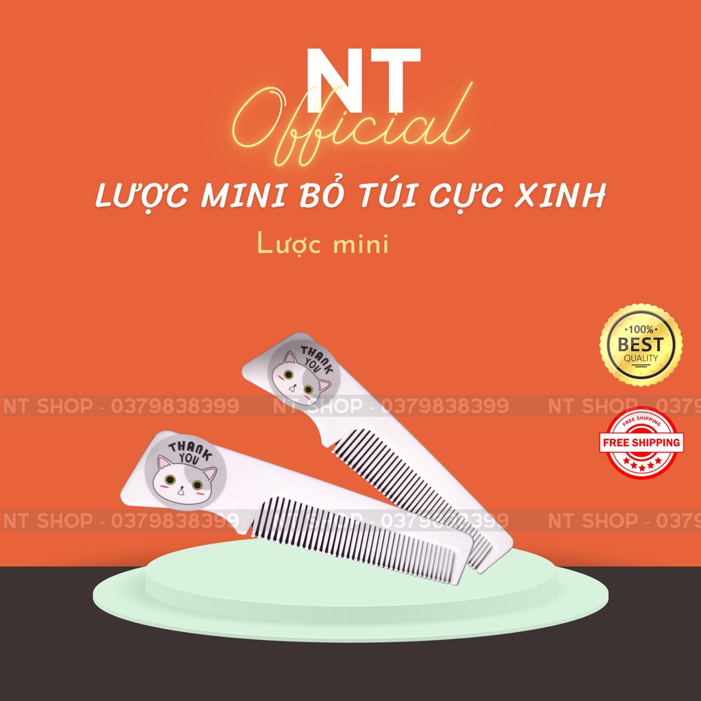 LƯỢC MINI BỎ TÚI CỰC XINH