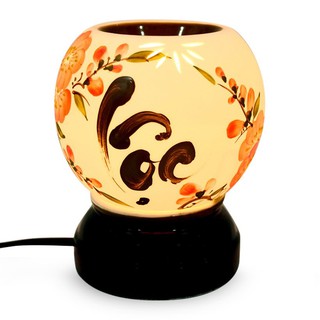 Đèn Xông Tinh Dầu Cao Cấp gốm sứ Bát Tràng CỠ LỚN - Đèn Khuếch Tán Tinh Dầu tiện dụng 3 trong 1