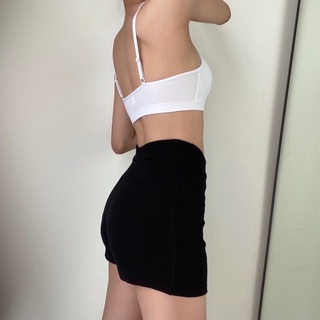 Quần Short Biker - Dáng ngắn Thun gân