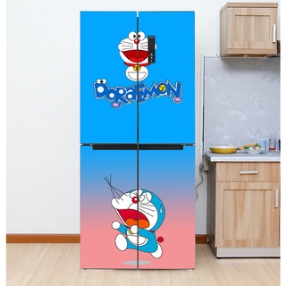 Decal dán Tủ Lạnh Doremon  chất liệu cao cấp