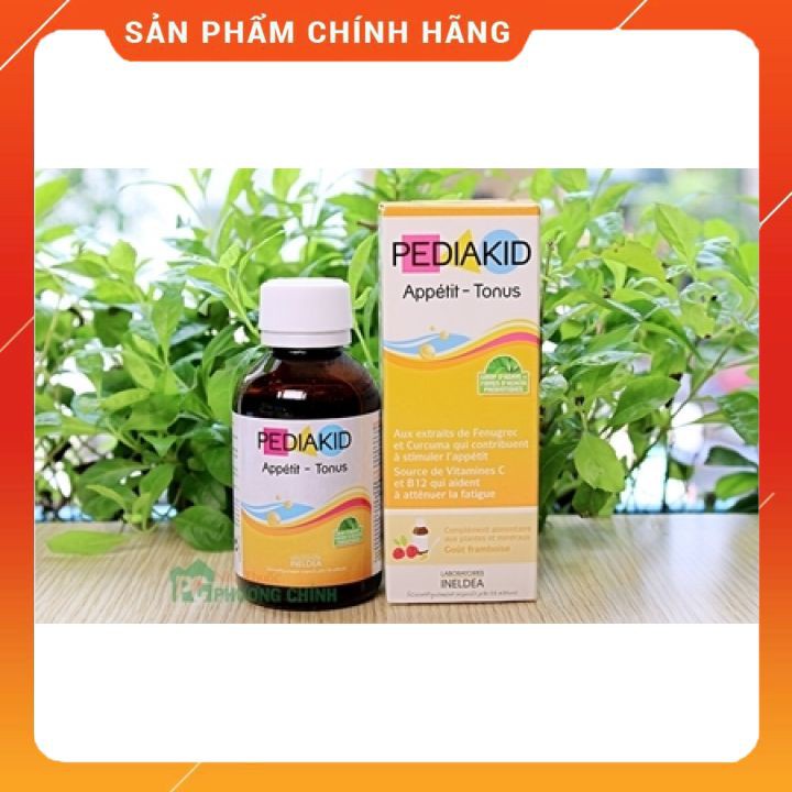 VITAMIN PEDIAKID APPETIT TONUS (125ML) Siro Cho Bé Biếng Ăn Giúp Bé Ăn Ngon Tăng Sức Đề Kháng Cho Trẻ Từ 6 tháng tuổi