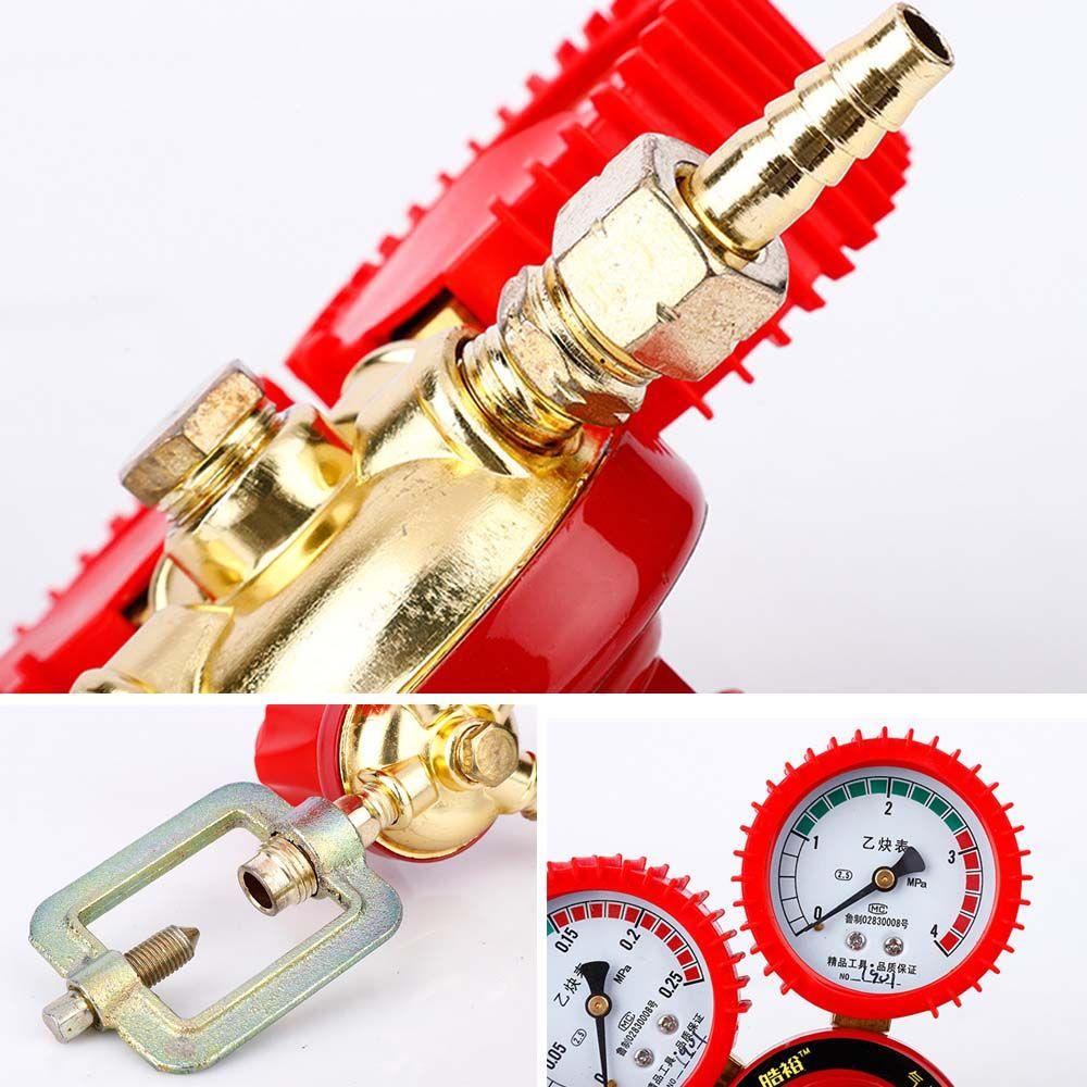 LONTIME Đồng Hồ Đo Áp Suất Khí Ga Acetylene Giảm Áp Lực DIY