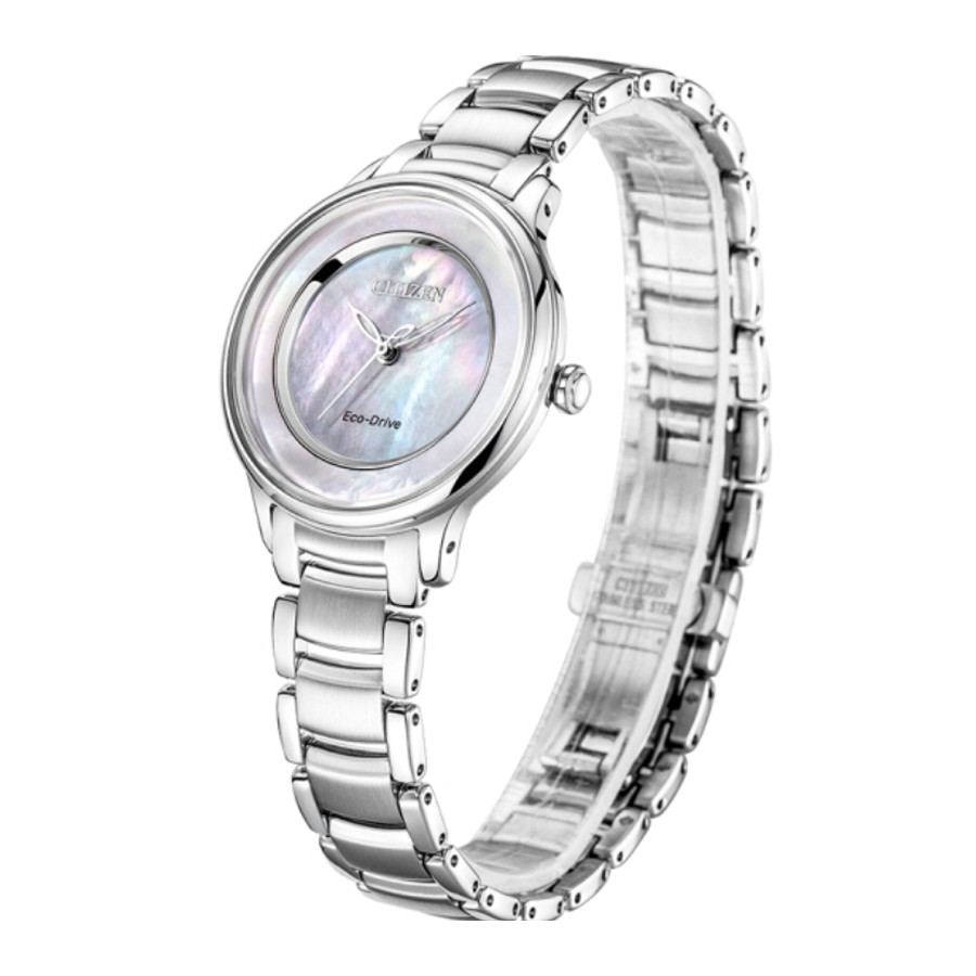 Đồng Hồ Nữ Citizen Dây Thép Không Gỉ EM0380-57D - Mặt Xà Cừ (Sapphire)