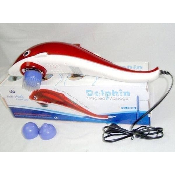 Máy đấm lưng, máy massage cầm tay cá heo giúp thư giãn cơ thể