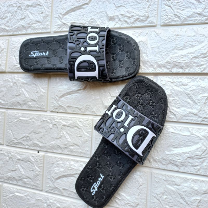 Dép nữ quai ngang thời trang.Quai ngang chữ nổi đẹp