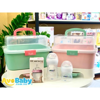 Khay úp bình sữa và đồ dùng của bé Holla