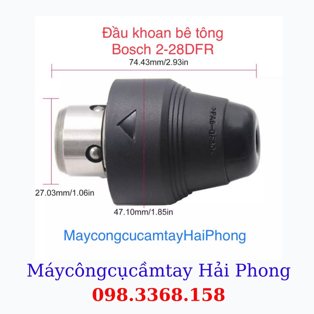 BỘ ĐẦU NỐI NHANH MÁY KHOAN BÊ TÔNG BO.$.CH GBH2-28DFR