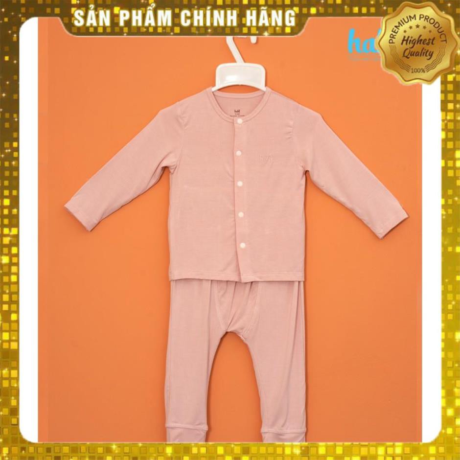 [Hàng VNXK] Bộ quần áo dài tay cho bé vải tre cao cấp HAKI BAMBOO - BB003 ( ảnh thật 100%)