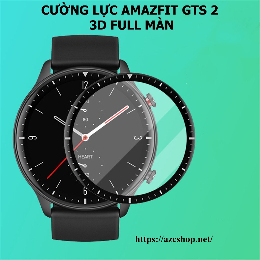 Cường Lực Amazfit GTR 2 , GTR2E Full Màn 3D - Bảo vệ GTR 2E, GTR2 toàn bộ mặt kính cả phần cong