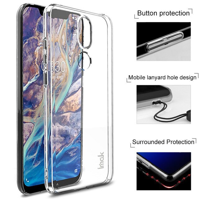 Ốp lưng iMak xịn Nokia 8.1/ X7/ Nokia 7 Plus phủ nano chống xước ( Trong cứng )