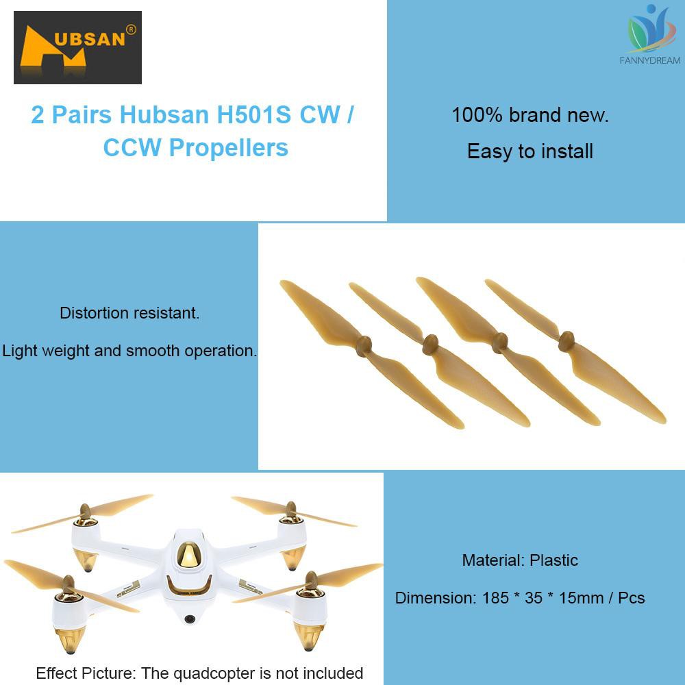 Set 2 Cặp Cánh Quạt Cw/Ccw Cho Hubsan H501S-05G