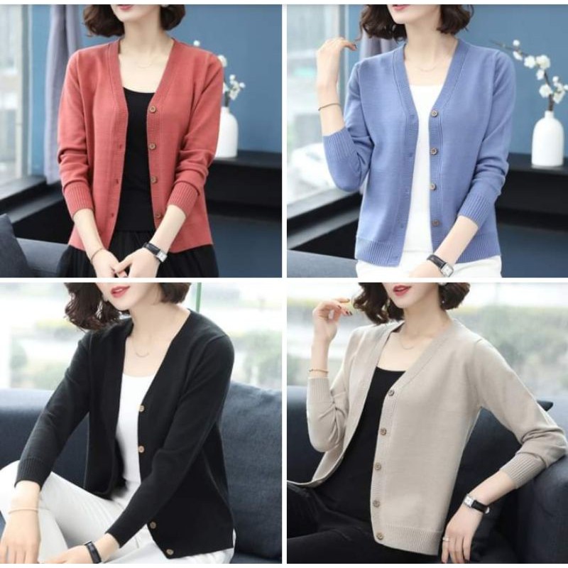 Áo len Cardigan sang chảnh