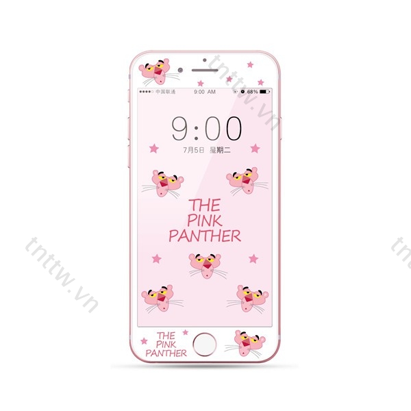 Set film dán cường lực in hình hoạt hình thích hợp cho iPhone 6 6s 7 8 plus se2