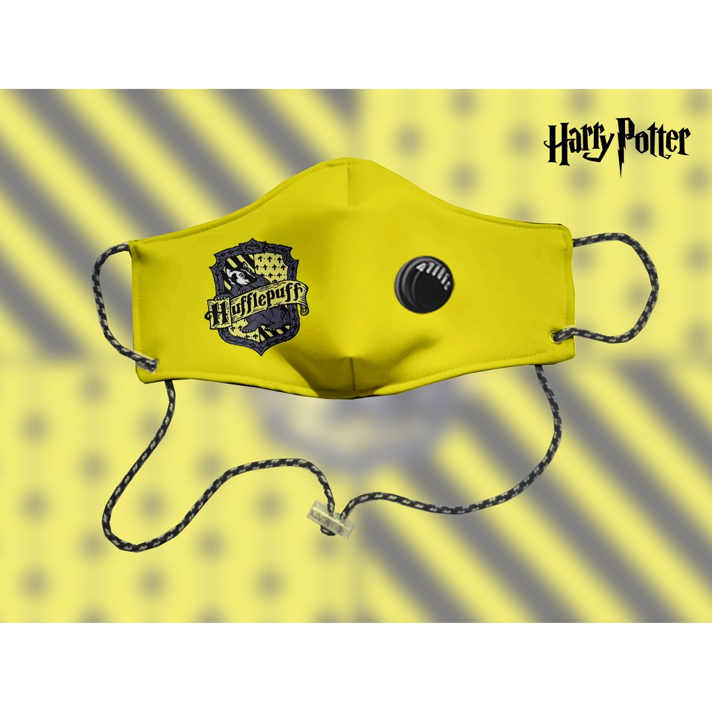 Set 2 Mặt Nạ Hóa Trang Harry Potter Hufflepuff N95