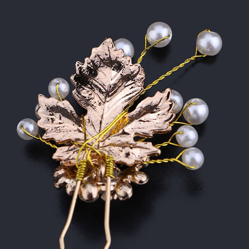 Set 3 trâm cài tóc cô dâu phối ngọc giả thiết kế theo phong cách Trung Hoa truyền thống đẹp mắt