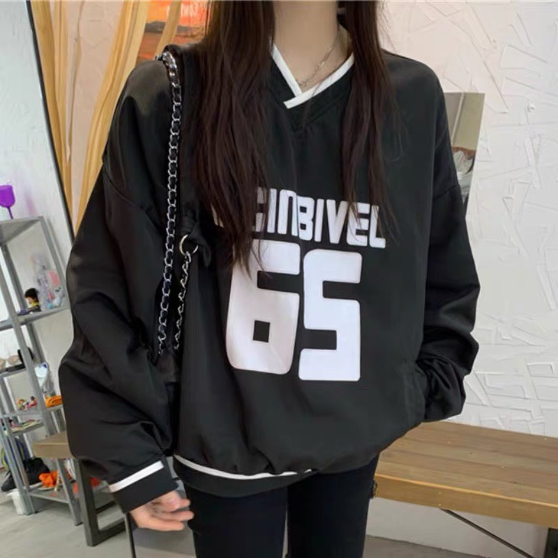 Áo sweater nỉ bông unisex in số 26 form rộng dài tay mặc cặp nam nữphù hợp phong cách hàn quốc | BigBuy360 - bigbuy360.vn