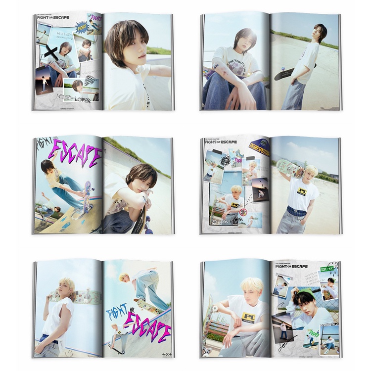 Album ảnh Mini hình nhóm nhạc TXT FIGHT OR ESCAPE