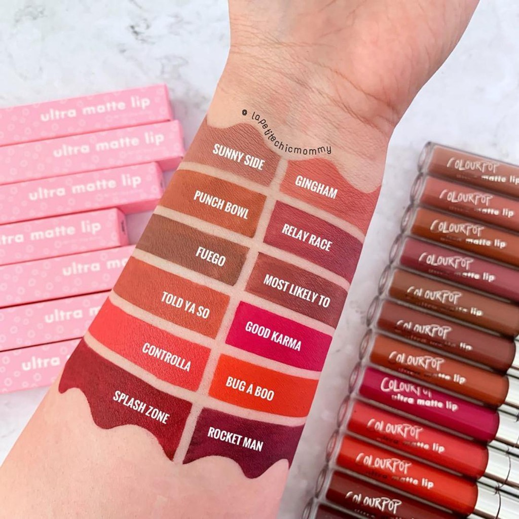 Son kem Colourpop dòng Ultra Matte Lip (siêu lì)