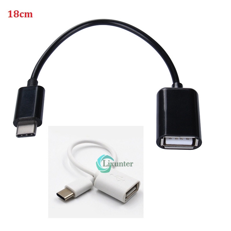 USB 3.1 Type C to USB 3.0 Type A Male-to-Female OTG Data Cable Connector Adapter <lixvn>